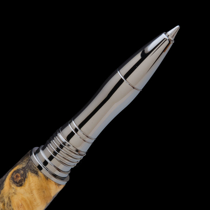 Beaufort Mistral Rollerball Pen Kit Black Titanium & Gold Titanium