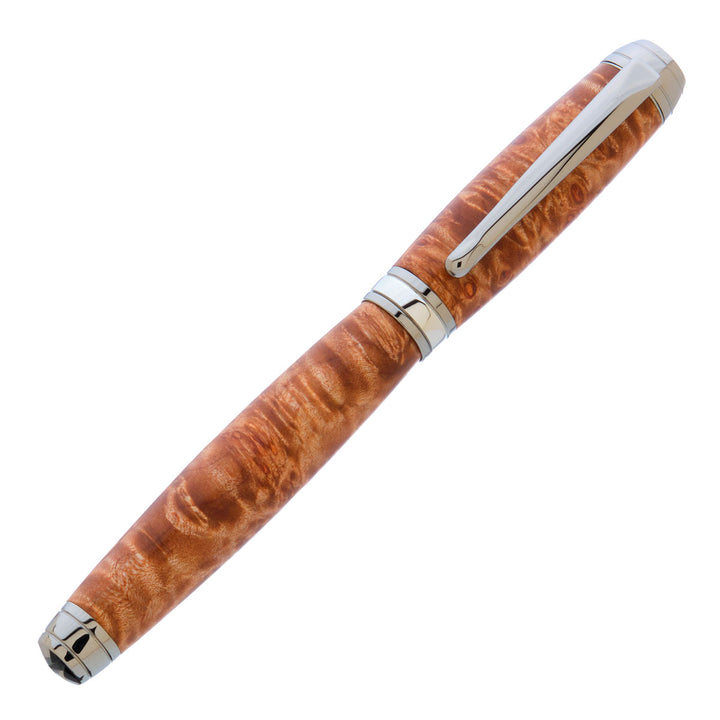 Beaufort Mistral Rollerball Pen Kit Black Titanium & Rhodium