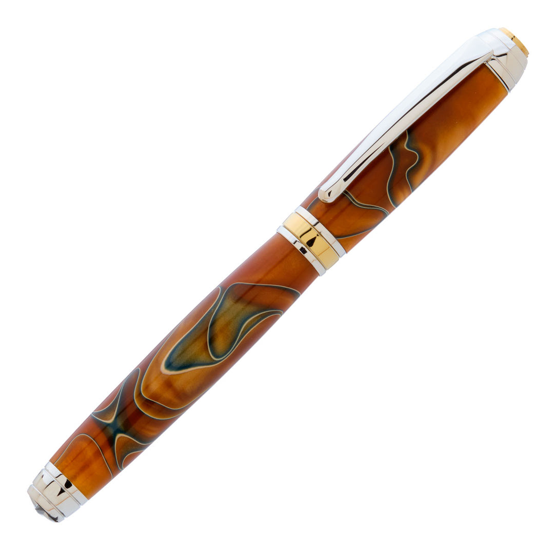 Beaufort Mistral Rollerball Pen Kit Rhodium & Gold Titanium