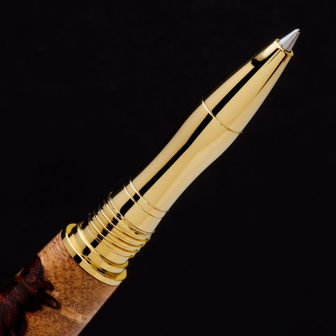 Beaufort Mistral Rollerball Pen Kit Gold Titanium & Black Titanium