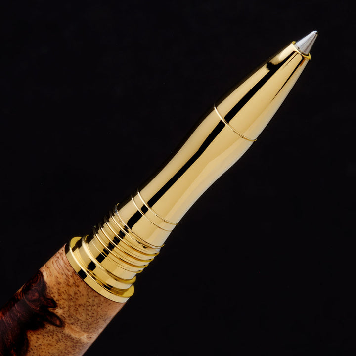 Beaufort Mistral Rollerball Pen Kit Gold Titanium & Black Titanium