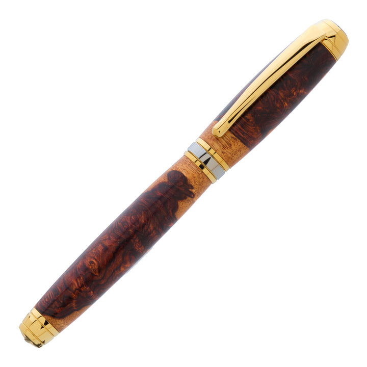 Beaufort Mistral Rollerball Pen Kit Gold Titanium & Black Titanium