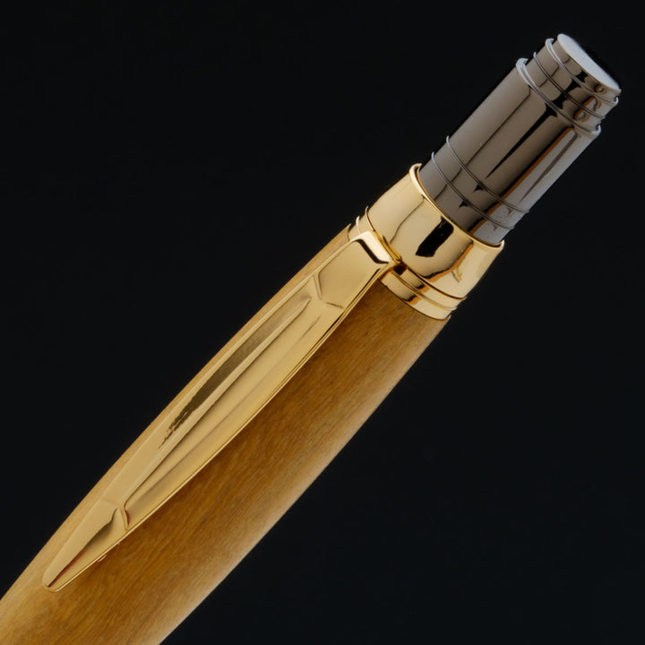 Beaufort Zephry Ballpoint Pen Kit Black Chrome & Gold