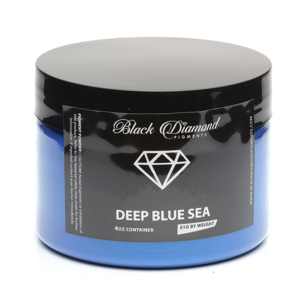 Black Diamond Luxury Mica Pigments - Deep Sea Blue