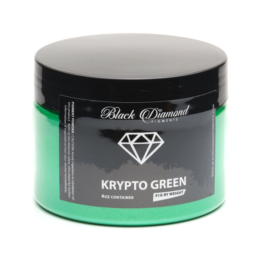Black Diamond Luxury Mica Pigments - Kryptonite Green