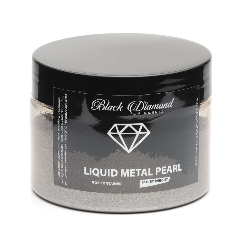 Black Diamond Luxury Mica Pigments - Liquid Metal Pearl