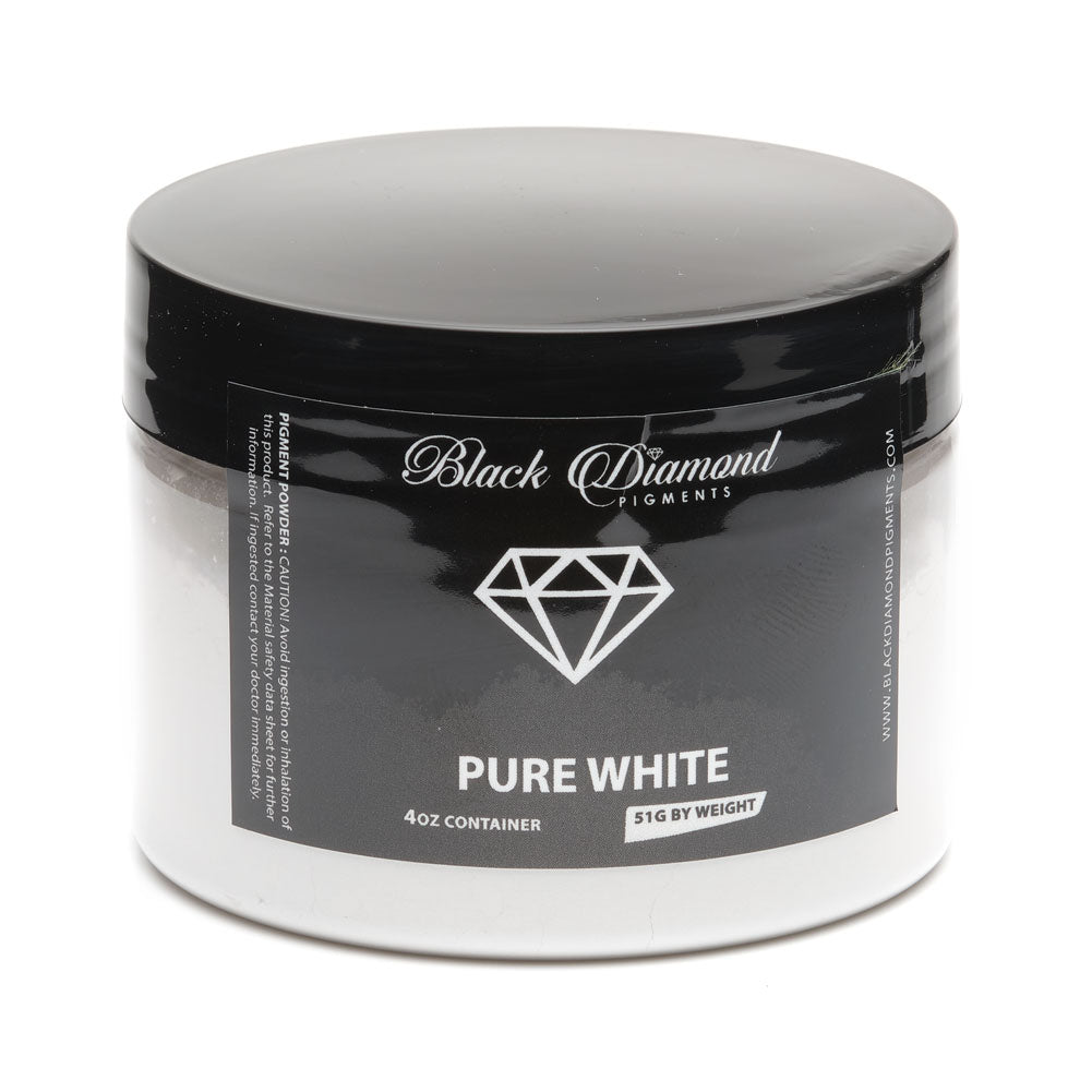 Black Diamond Luxury Mica Pigments - Pure White