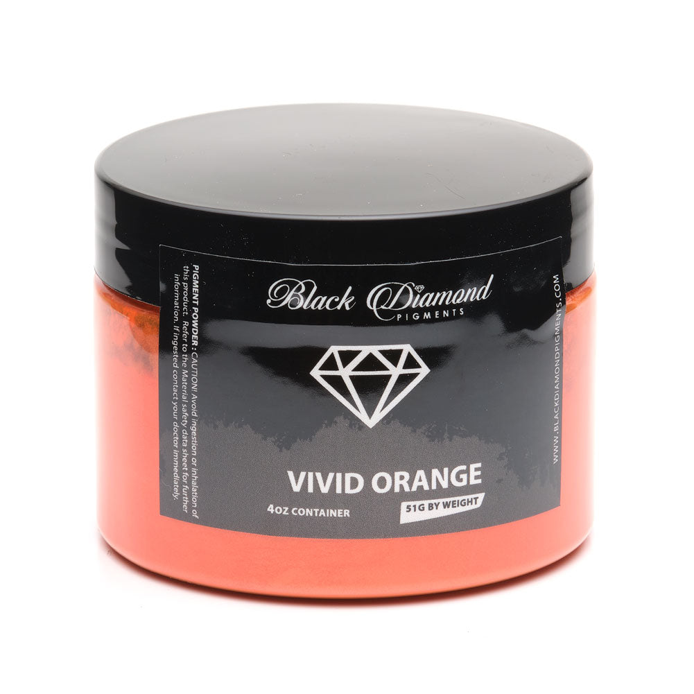 Black Diamond Luxury Mica Pigments - Vivid Orange