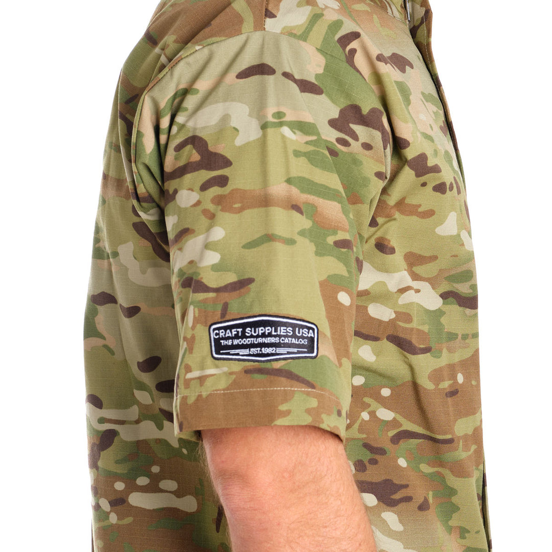 Camo Woodturners Smock