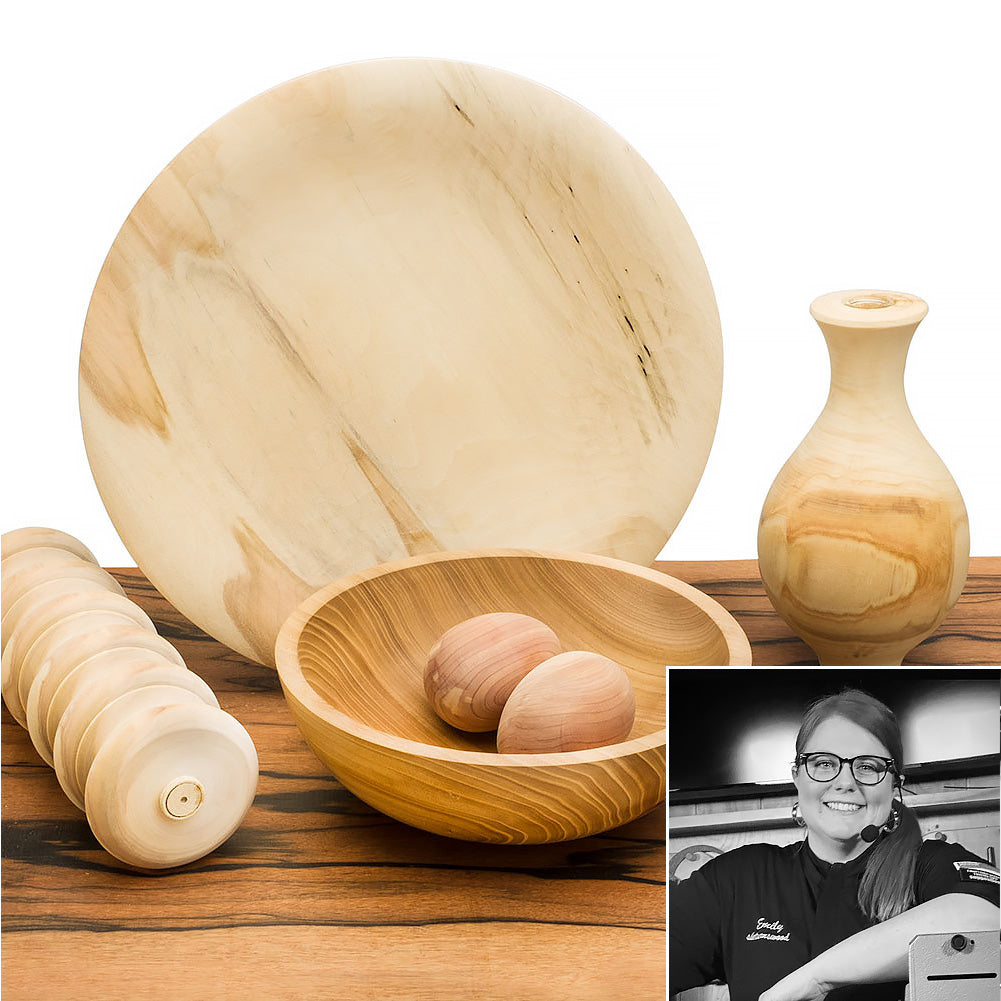 Woodturning 101 with Emily Ford November 6-8, 2024