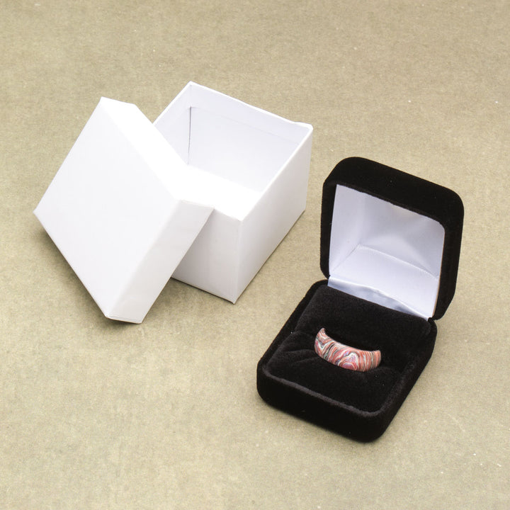Black Velvet Ring Box