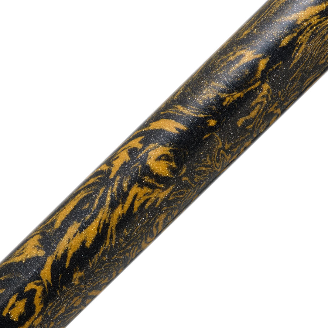 M3 Pen Blank - Black Titanium & Brass
