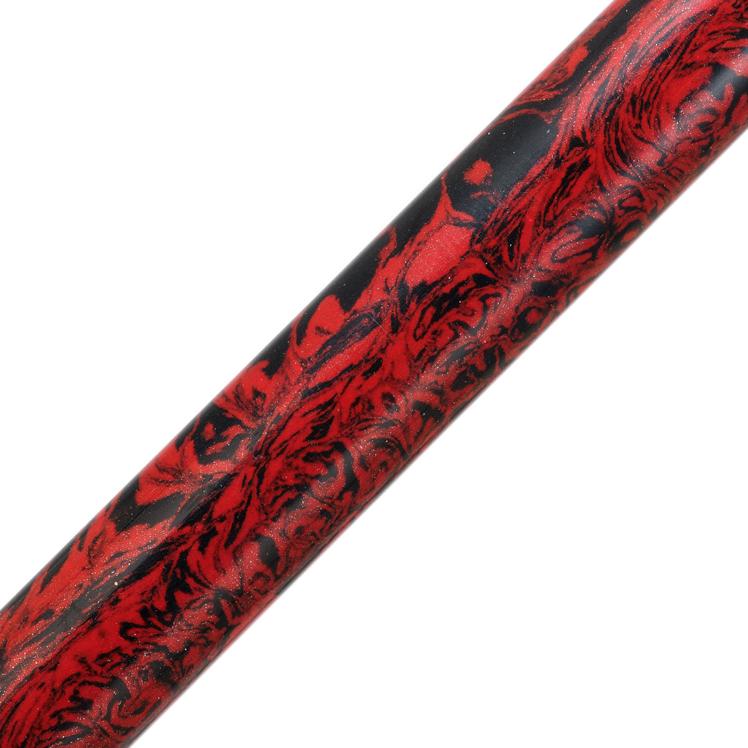 M3 Pen Blank - Red Steel & Black Carbon