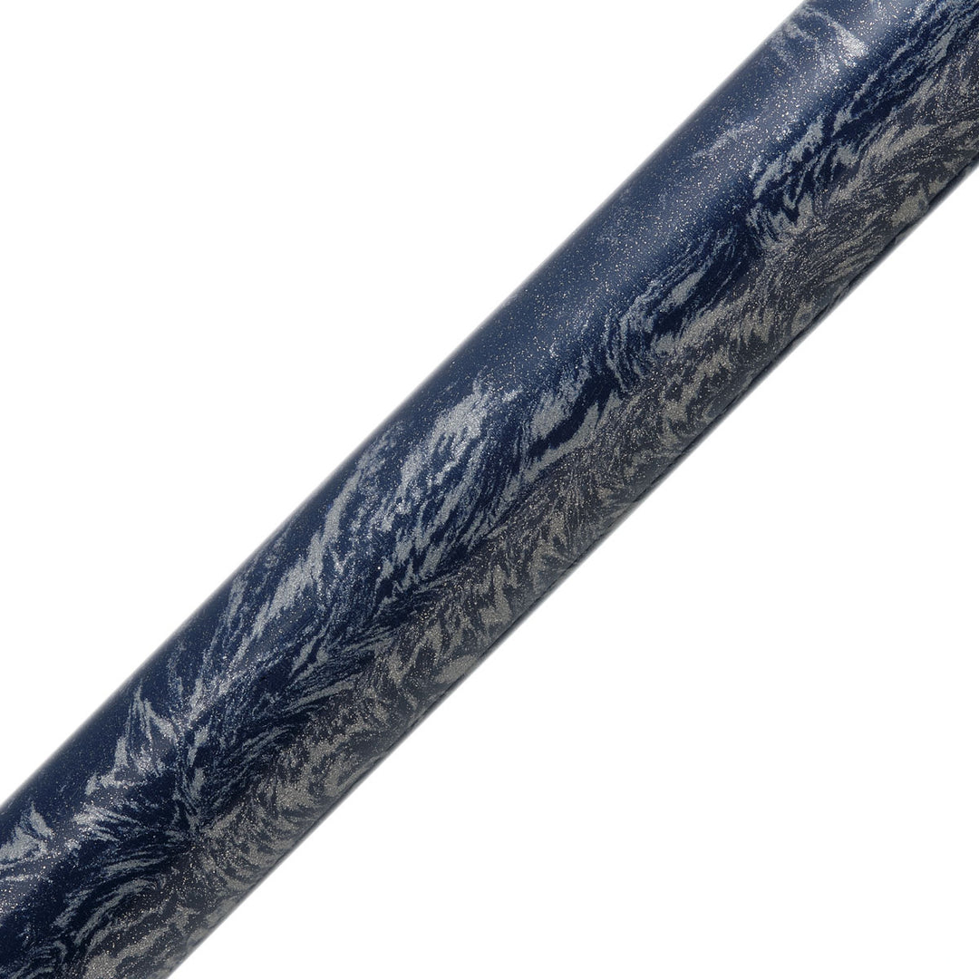 M3 Pen Blank - Steel Blue & Silver