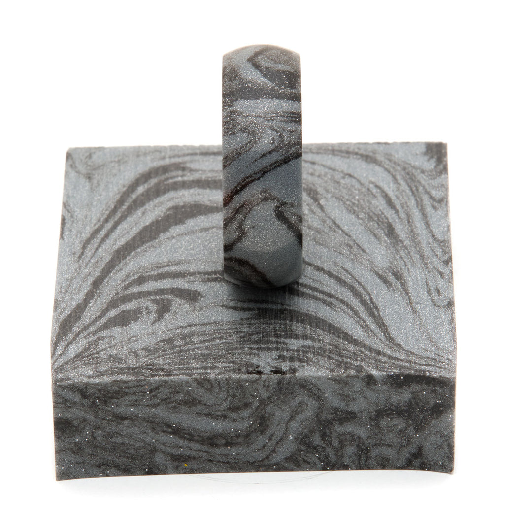 M3 Ring Blank - White Mokume