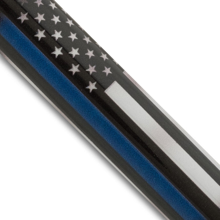 Hobble Creek Craftsman Bolt Action Patriotic Pen Blank Thin Blue Line Flag