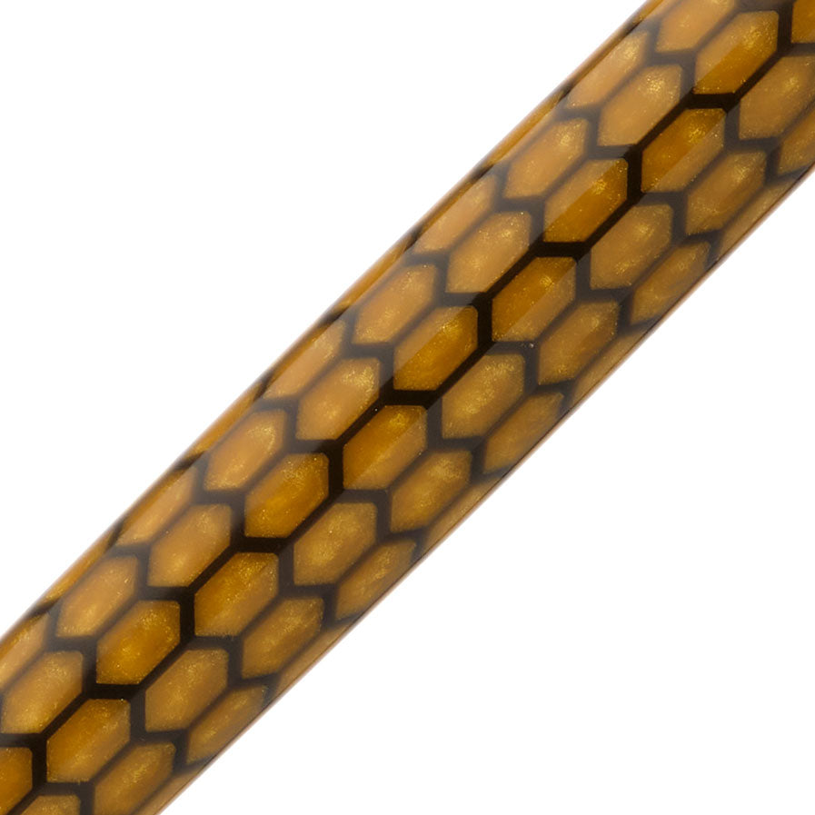 Honeycomb Pen Blank - Golden