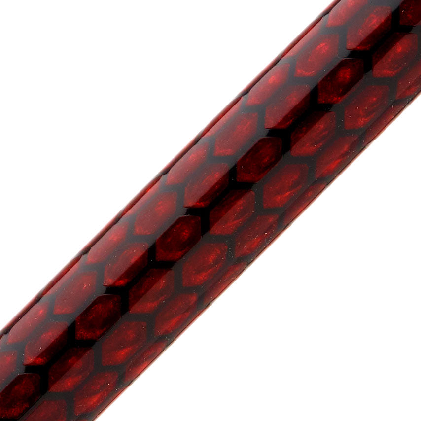 Honeycomb Pen Blank - Senshi Red