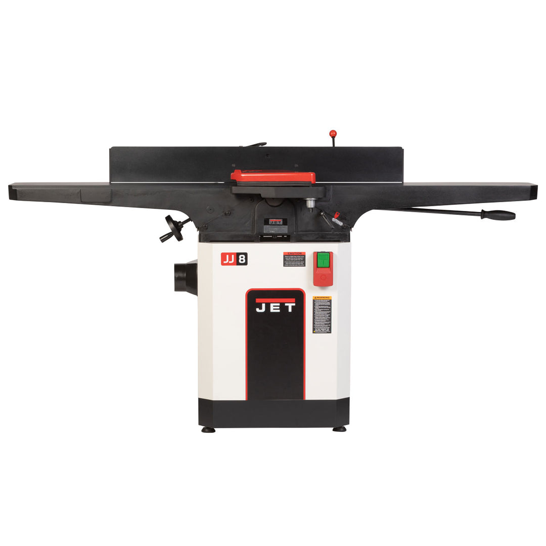 JET Black 8 Inch Helical Head Jointer 2 HP (JWJ-8HH-BLK)
