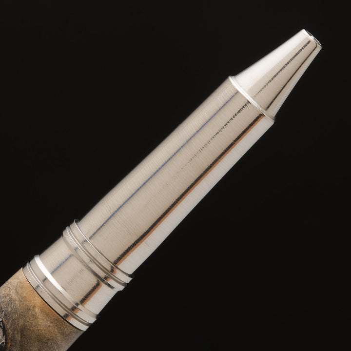 McKenzie Penworks Coyote Click Pen Kit - Stainless Steel