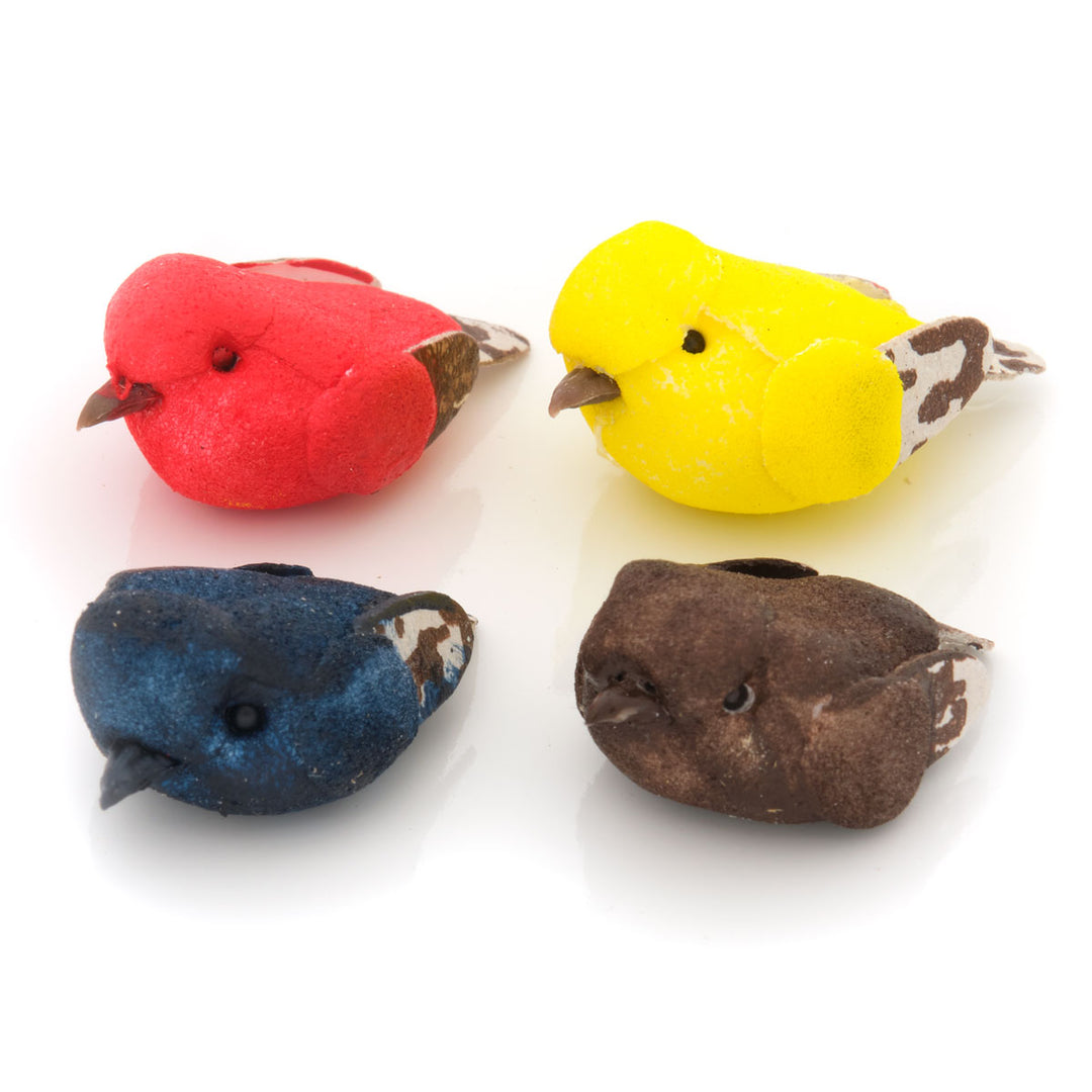 Mini Mushroom Birds - 4 Pack