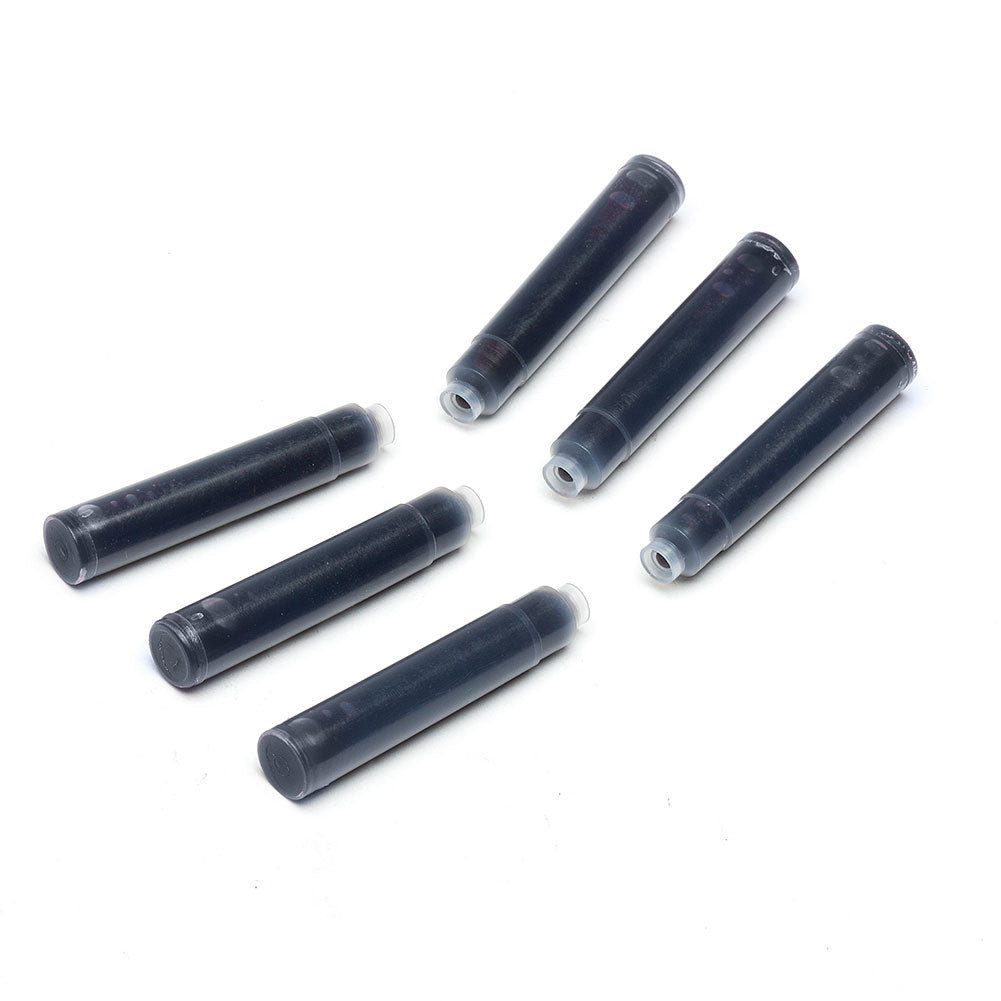 MonteVerde Fountain Ink Cartridge Black - 6 Pack