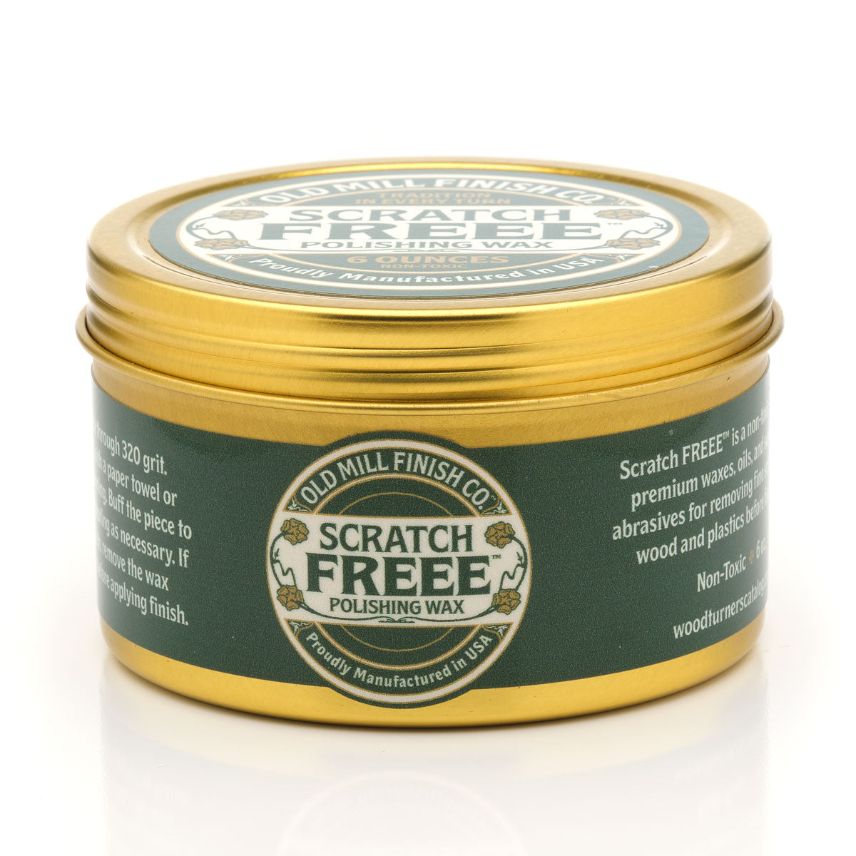 Scratch FREEE Woodturners Polishing Wax – Craft Supplies USA