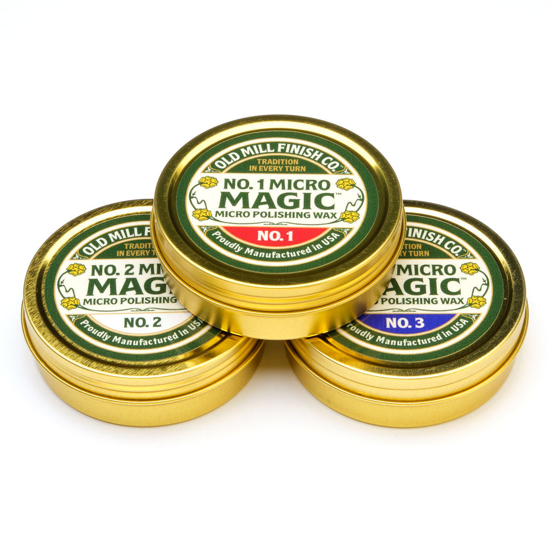 Micro Magic Polishing Wax 3 Piece Set