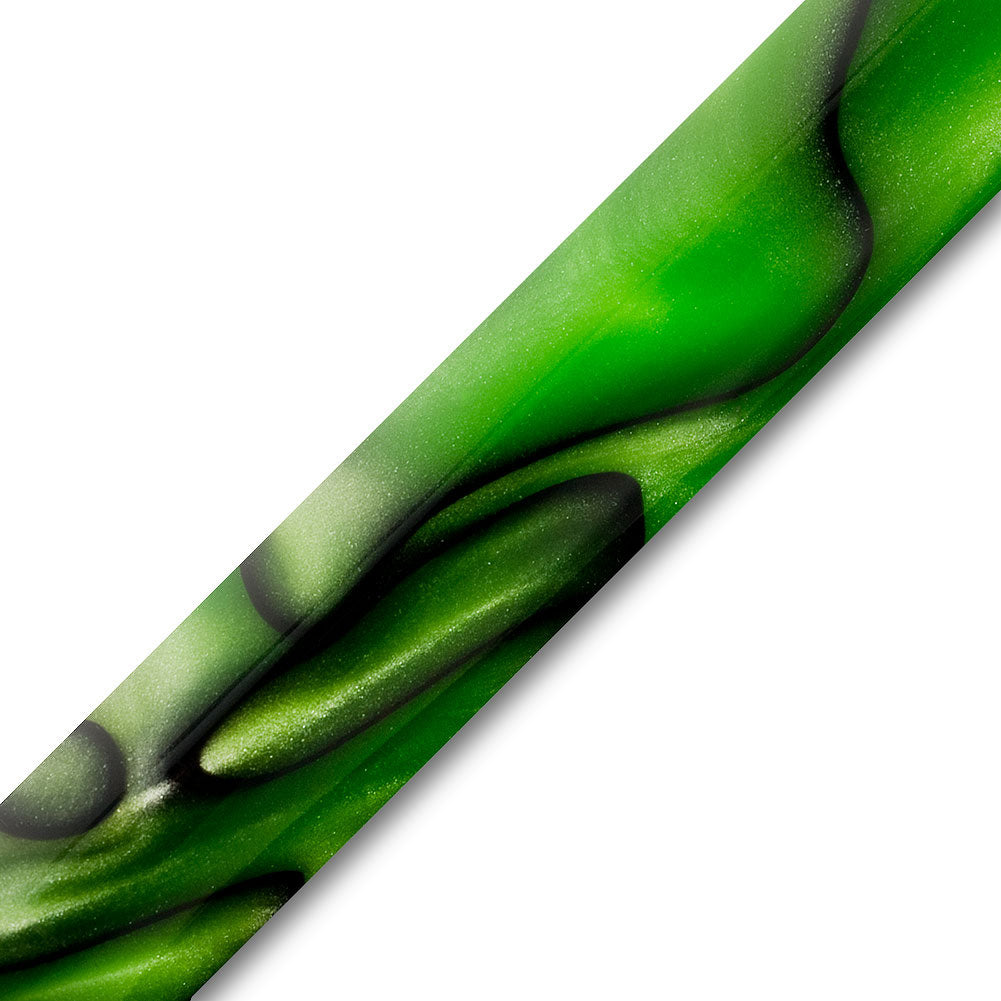 Lime/Black Marble Acrylic Pen Blank
