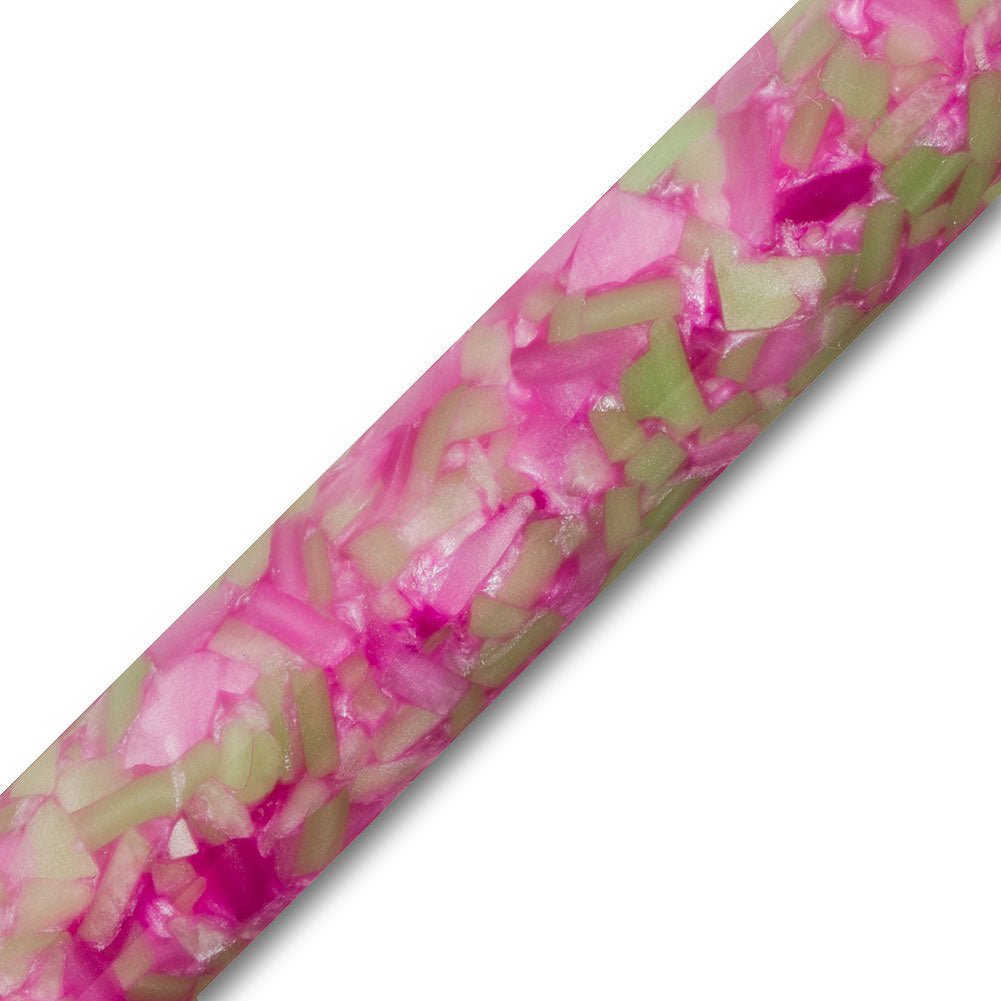 Pink/Green Acrylic Pen Blank