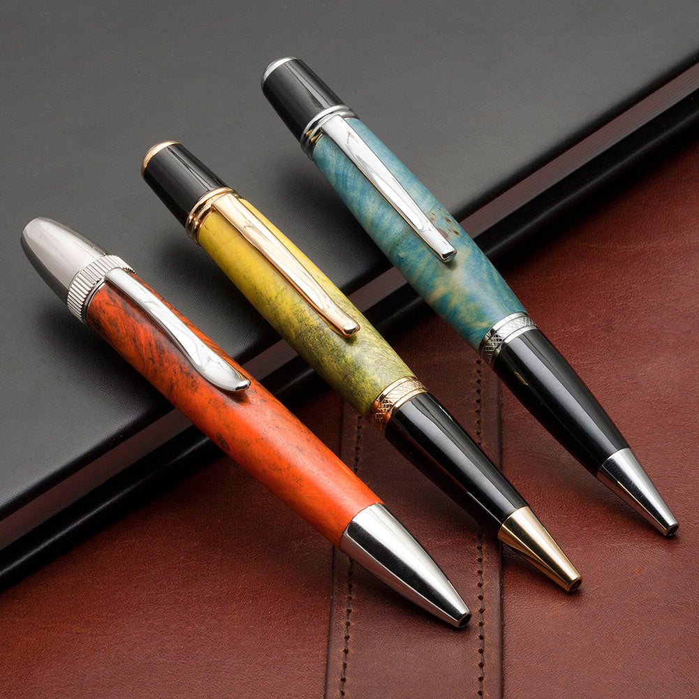 Pen Makers Choice Rainbow Buckeye Burl Pen Blanks