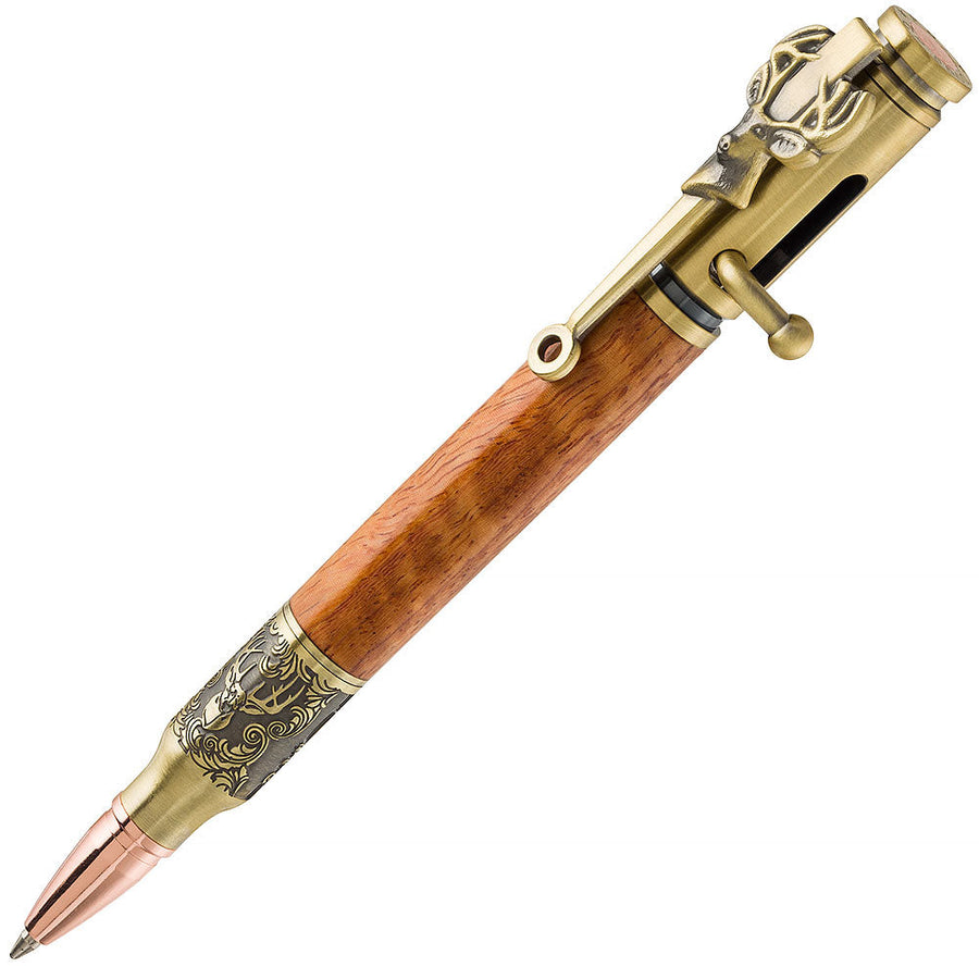 PSI Deer Hunter Bolt Action Pen Kit Antique Brass