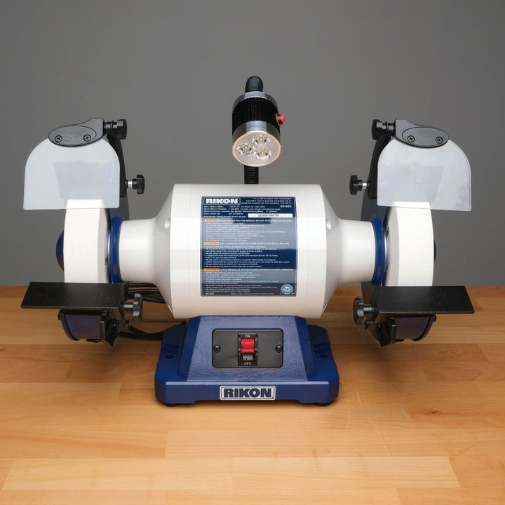 Rikon 8 x 1-1/2 Inch Slow Speed Bench Grinder 1 HP