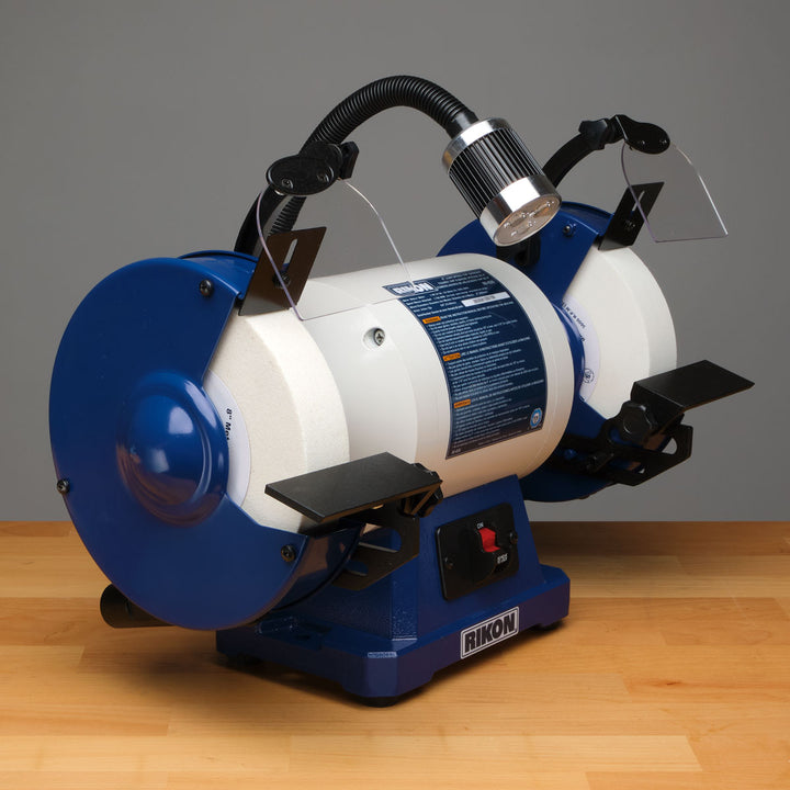 Rikon 8 x 1-1/2 Inch Slow Speed Bench Grinder 1 HP