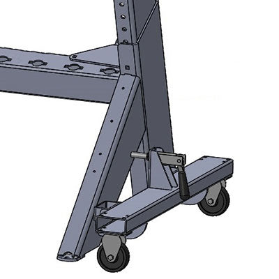 Robust Universal Lathe Stand Single End Wheel Set