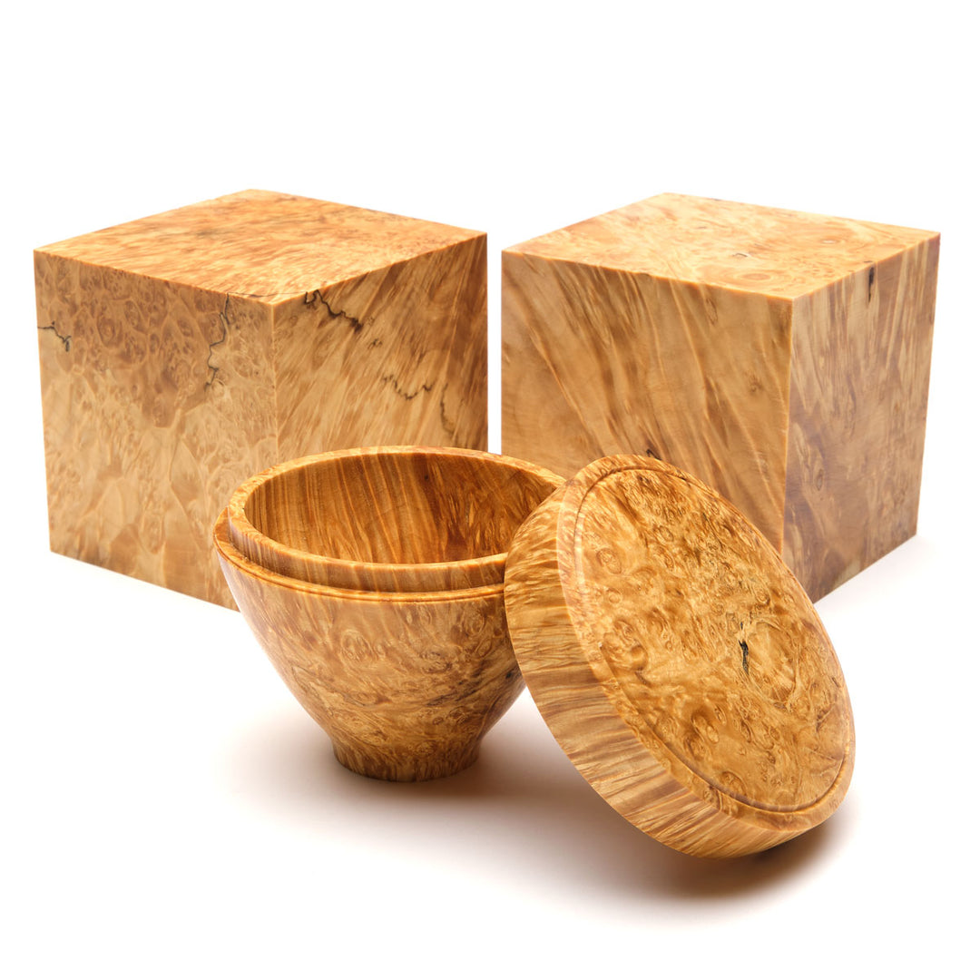 Stabilized Box Elder Burl Box Blank