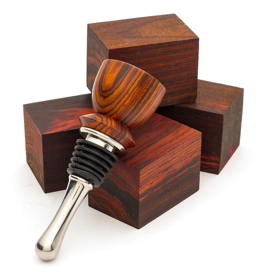 Turners Choice Bottle Stopper Blanks Cocobolo - 5 Pack
