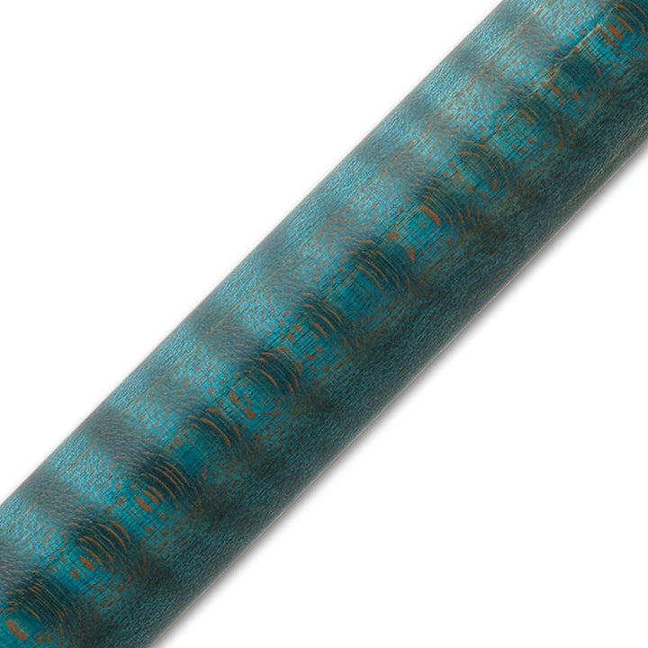 Stabilized Dyed Maple Pen Blank - Teal