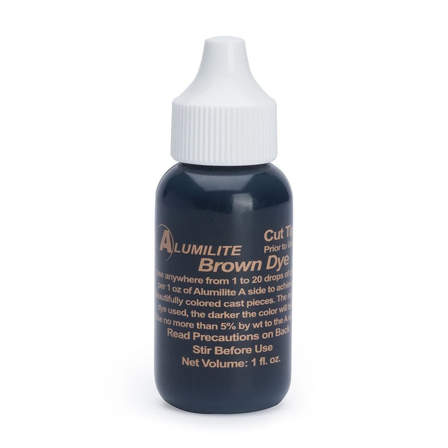 Alumilite Casting & Stabilizing Dye 1 oz. Brown
