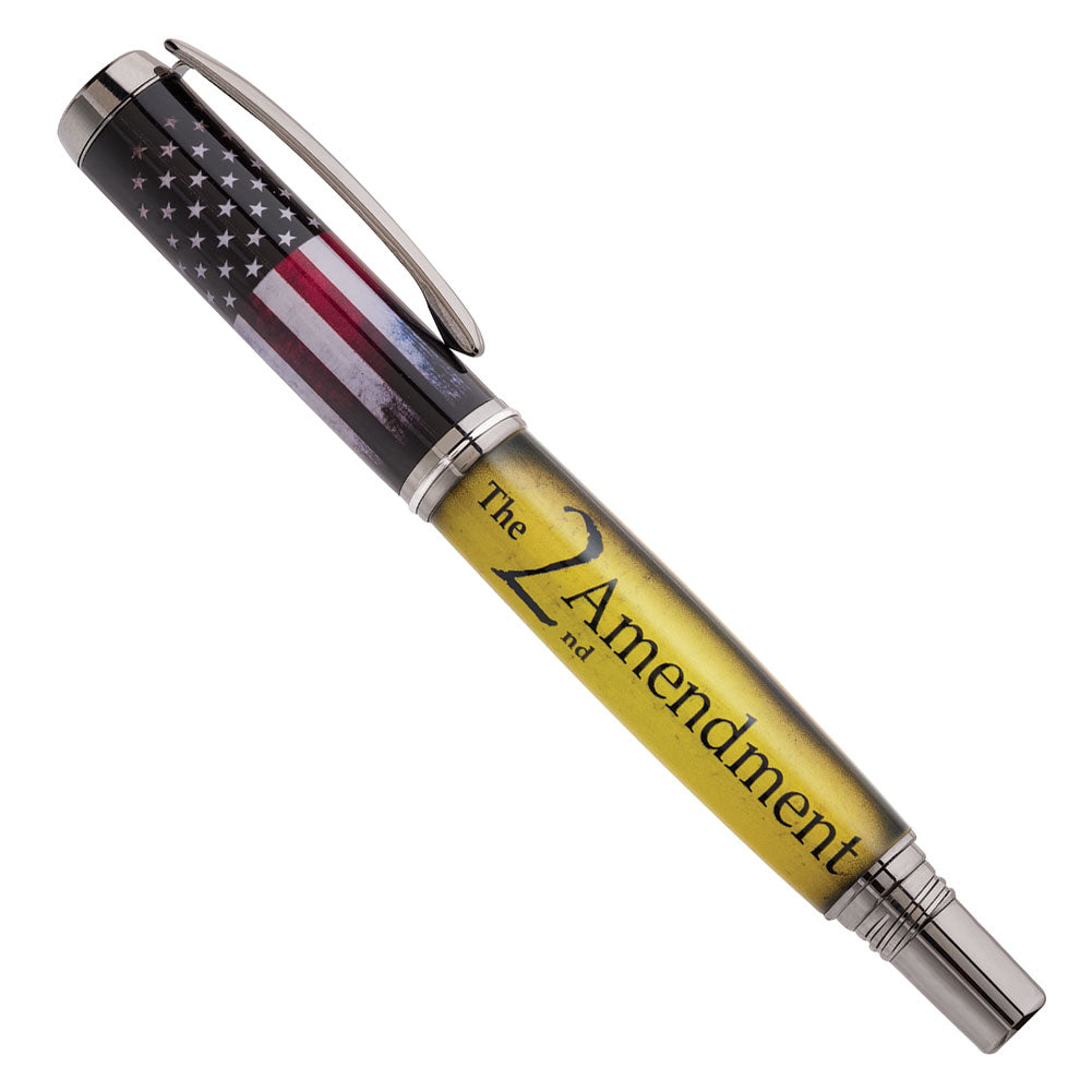 Hobble Creek Craftsman Jr. Gentlemens Patriotic Pen Blank Second Amendment