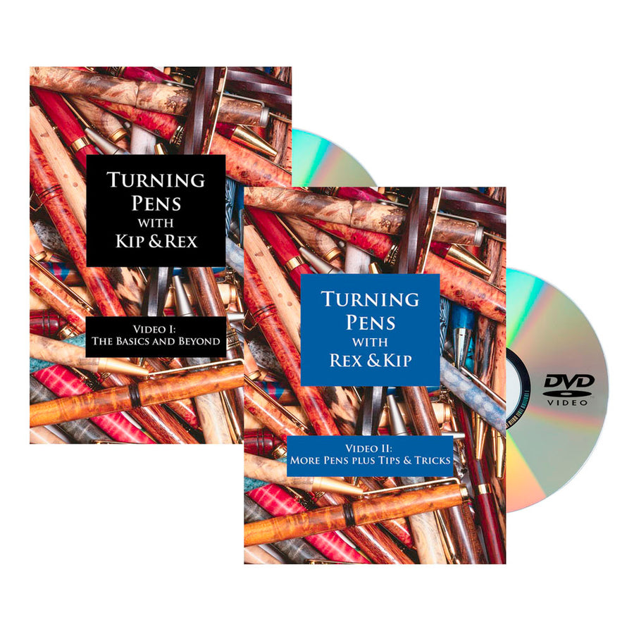 Turning Pens with Kip & Rex: The Basics and Beyond Volumes I & II DVD