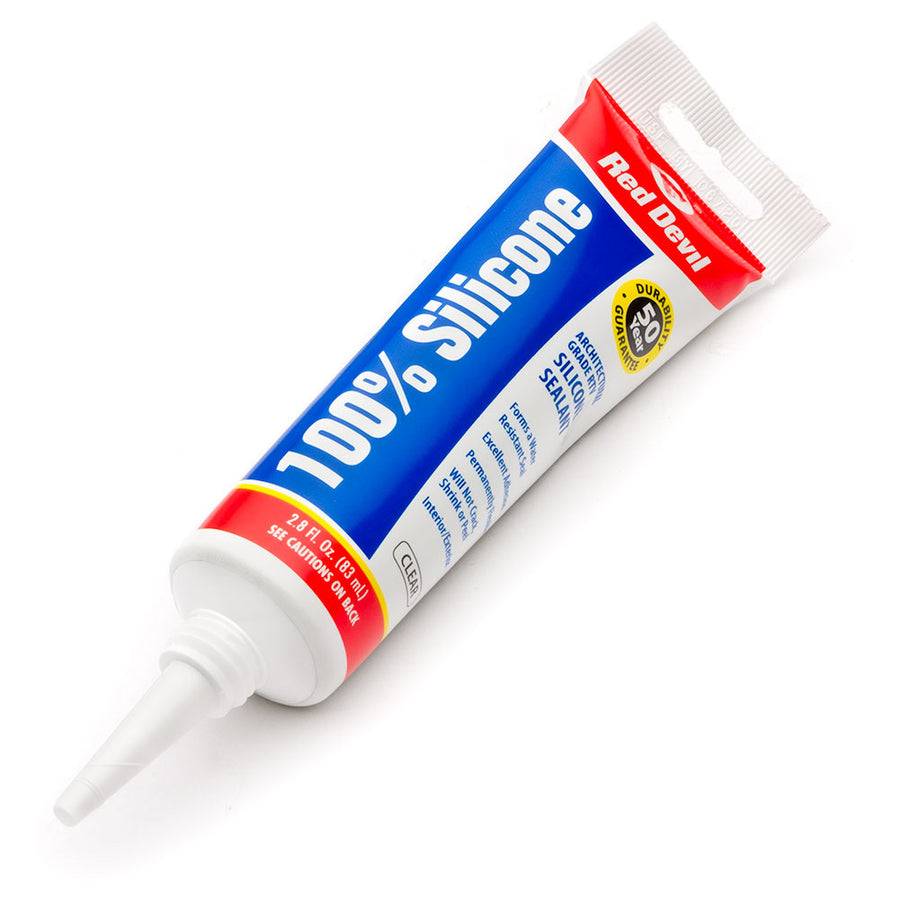 Red Devil Clear RTV Silicone Adhesive Sealant